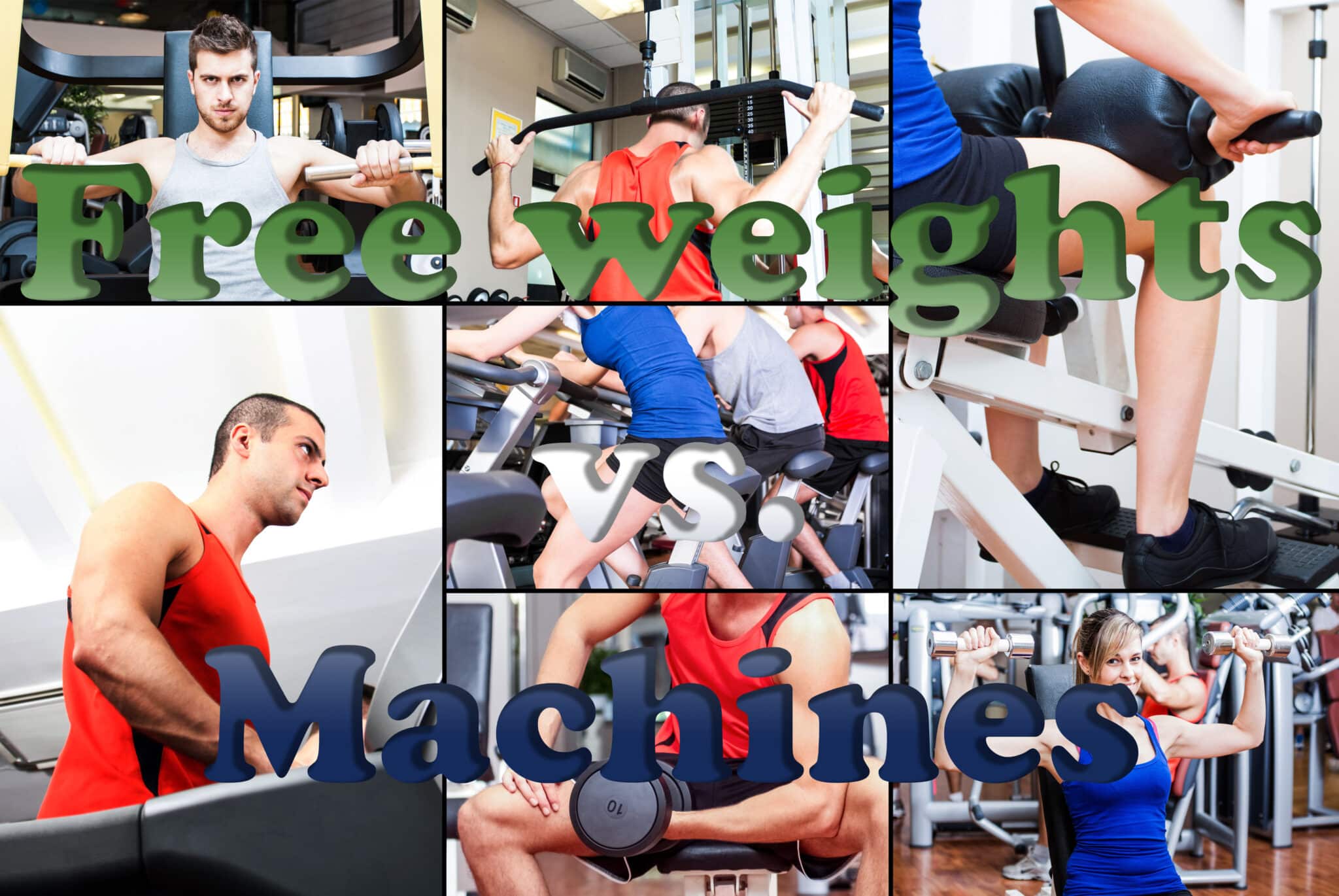 Free weights vs. machines – what’s the difference