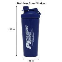 Performance Inspired Double Wall Stainless Steel Shaker - Blue image 1
