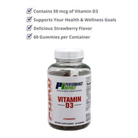 Vitamin D3 Gummies - Strawberry image 2