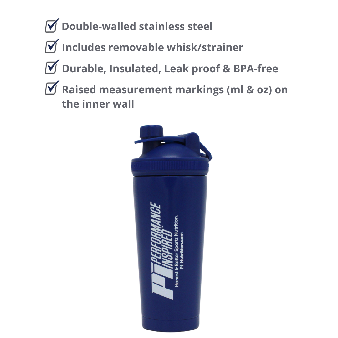 Performance Inspired Double Wall Stainless Steel Shaker - Blue image 2