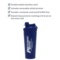 Performance Inspired Double Wall Stainless Steel Shaker - Blue image 2