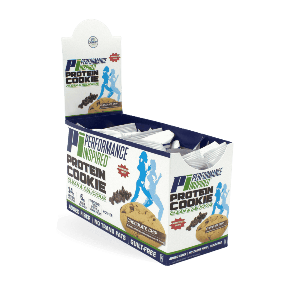 Performance Inspired Nutrition Protein Cookie - Box of 12 - Chocolate Chip image