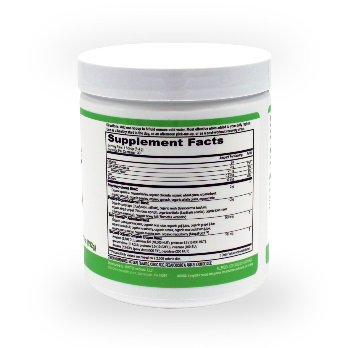Greens For Life - Organic Greens, Mushrooms & Superfoods