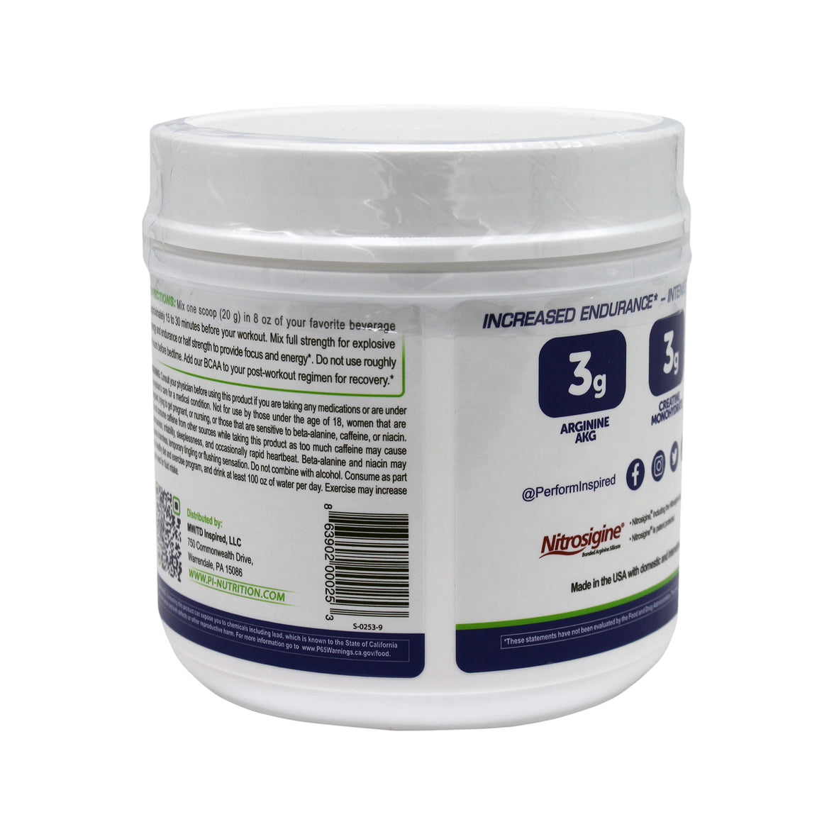 Pre-Workout Energy Formula