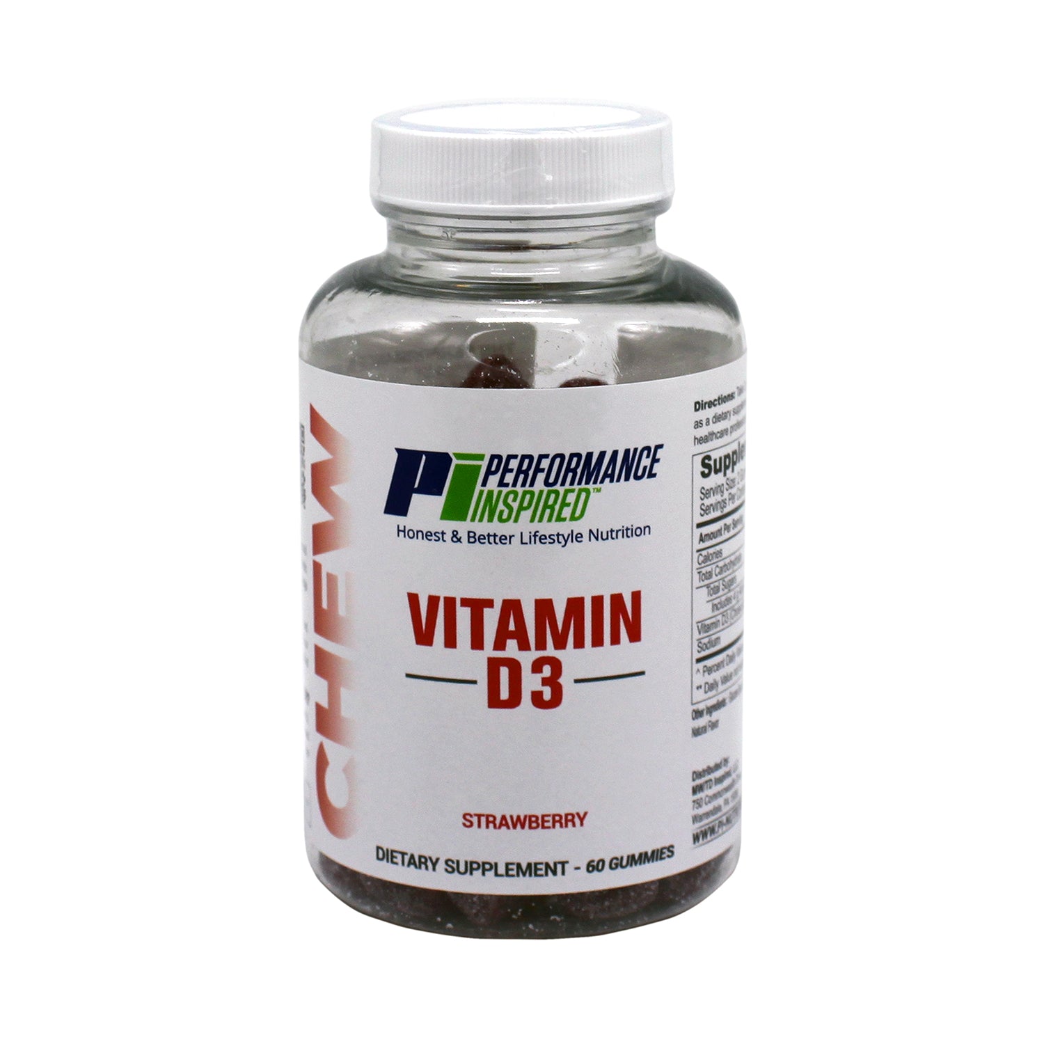 Vitamin D3 Gummies - Strawberry image 0