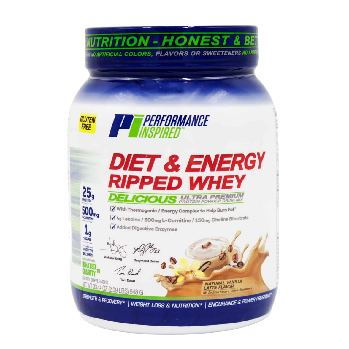 Diet & Energy Ripped Whey Protein - Vanilla Latte image