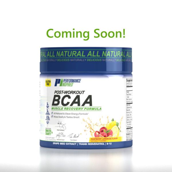 PostWorkout BCAA Coming Soon! Performance Inspired Nutrition