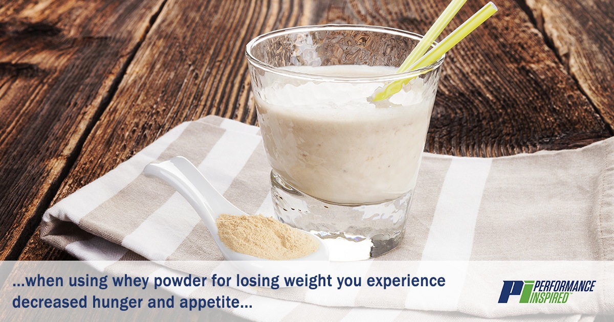 PI Nutrition - Whey Protein Weight Loss Without Exercise: Decrease Hunger & Appetite