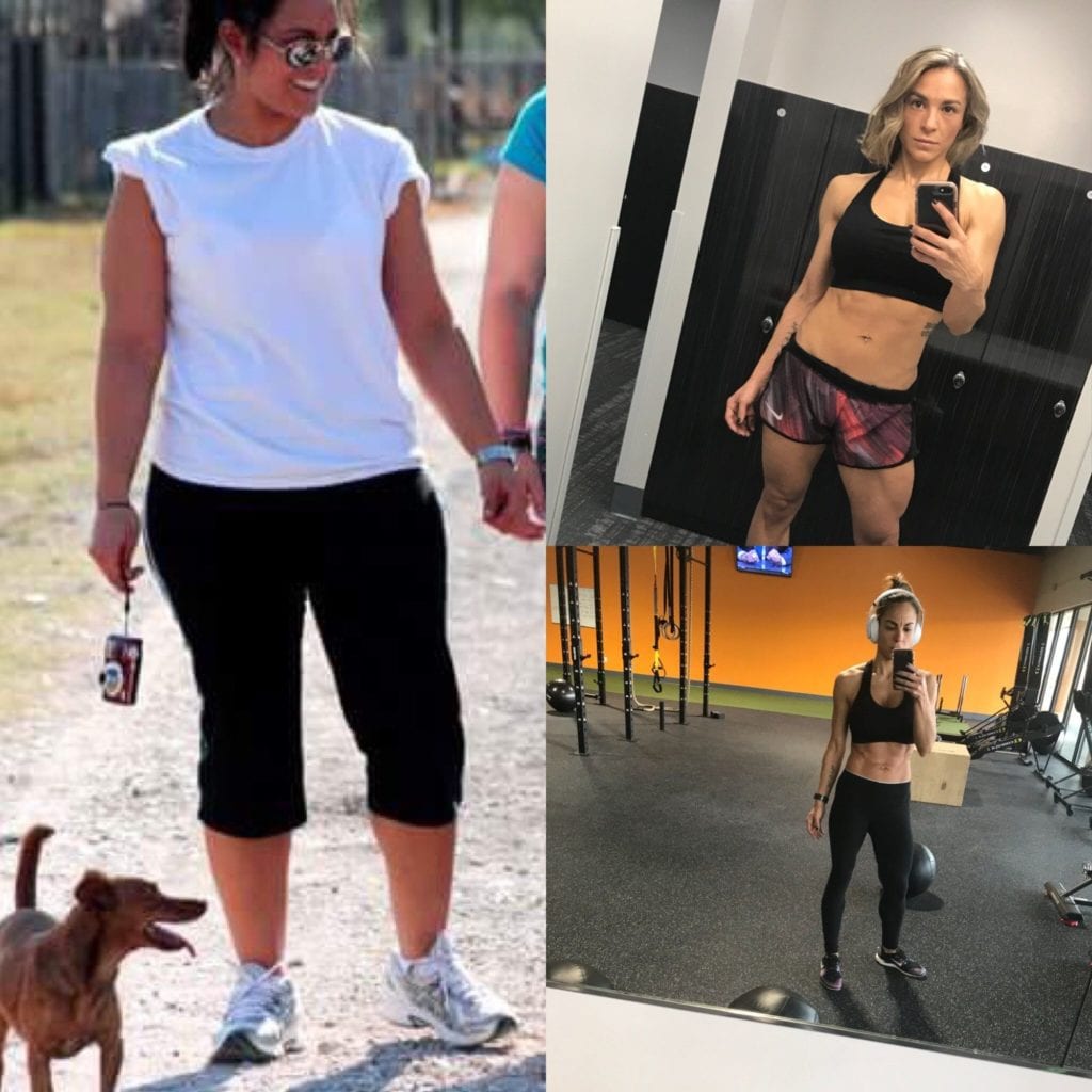 customer onica sinclair before and after weight loss and muscle gain