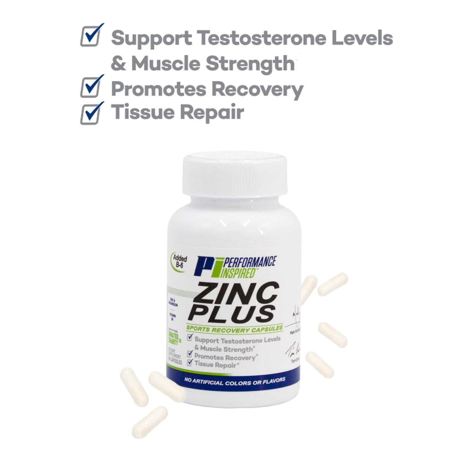 ZINC PLUS Sport Recovery Capsules Performance Inspired Nutrition