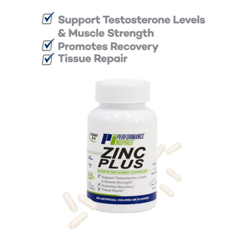 ZINC PLUS Sport Recovery Capsules Performance Inspired Nutrition