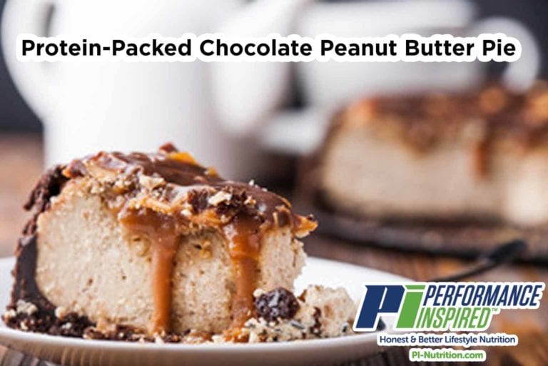 Protein-Packed Chocolate Peanut Butter Pie