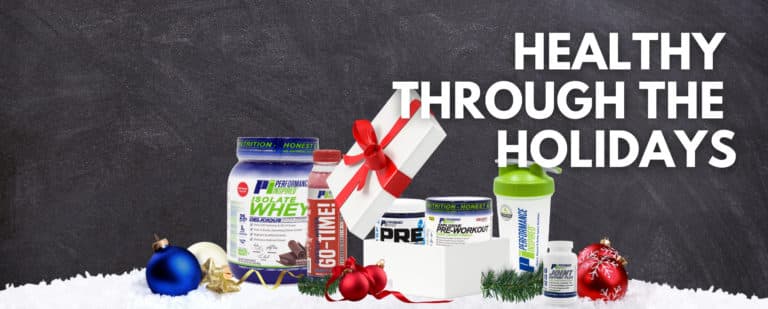 Healthy Through the Holidays Banner